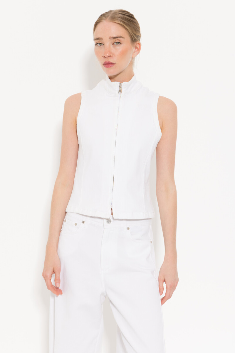 CHALECO CARMY WHITE Blanco