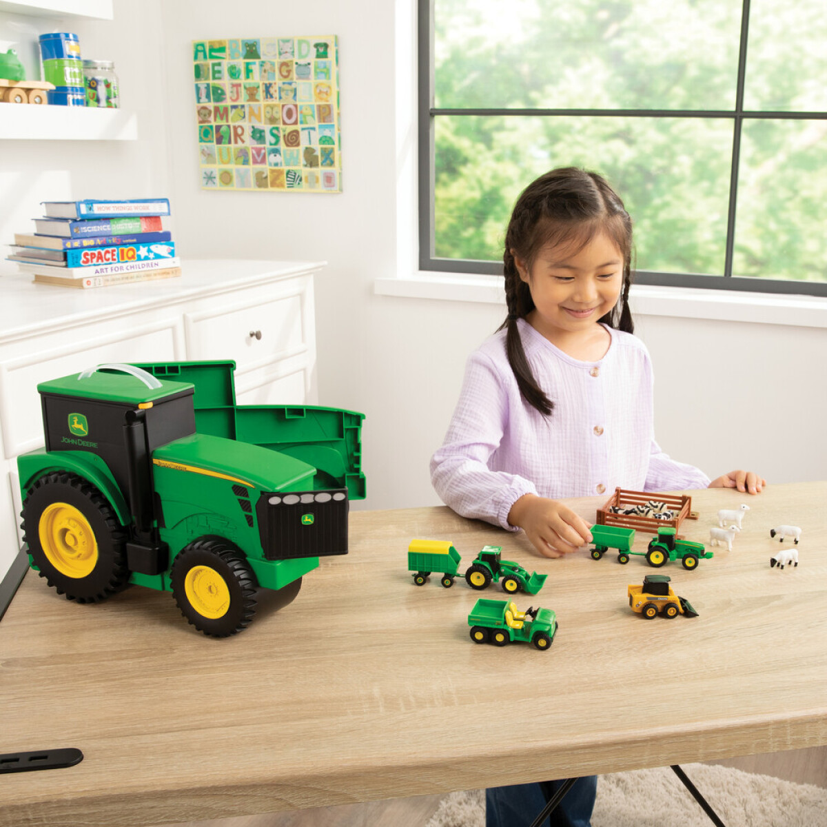 Set vehículos Granja con valija 18pcs 