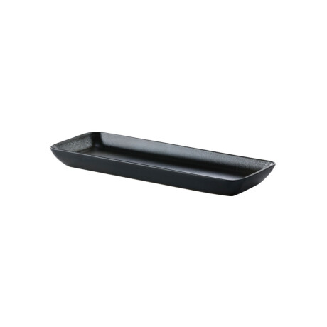 Bandeja Rectangular de Porcelana Negra 36 x 14 cm Pluto Bandeja Rectangular de Porcelana Negra 36 x 14 cm Pluto