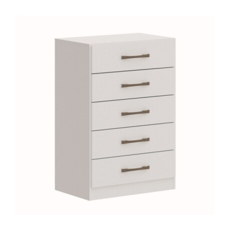 Comoda Cajonera 5 Cajones Blanco 4005 Comoda Cajonera 5 Cajones Blanco 4005