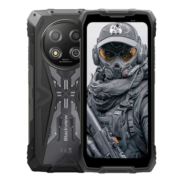 Blackview Rock 2 32(8+24)gb 256gb Robusto De Trabajo 5g CEL BLACKVIEW ROCK 2 8/256 5G RUGGED BK