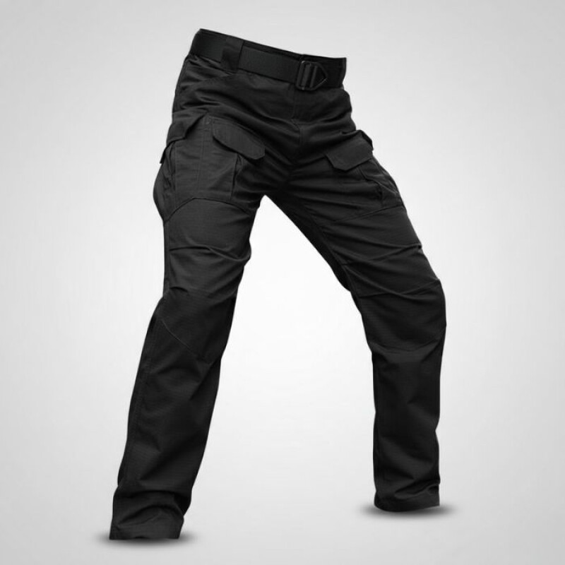 Pantalón Tácticos Anti Desgarro Reforzado - Impermeable BENCOR NEGRO