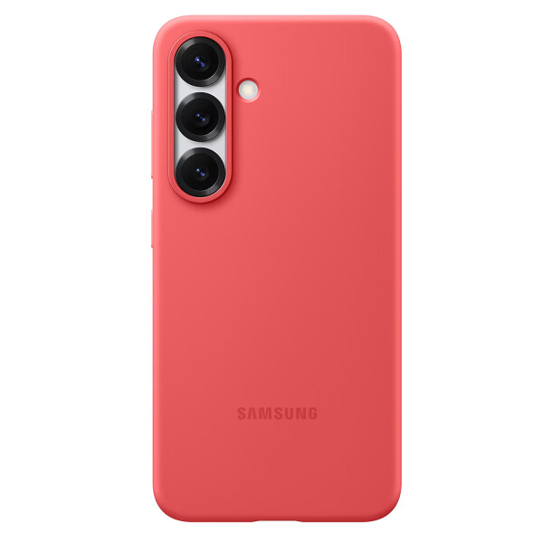 Protector Samsung S25 Plus Silicone Case ROJO