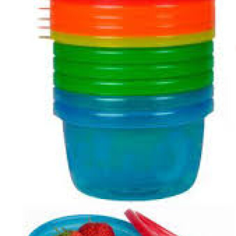 Set de 6 tapers bowls con tapa 133 ml