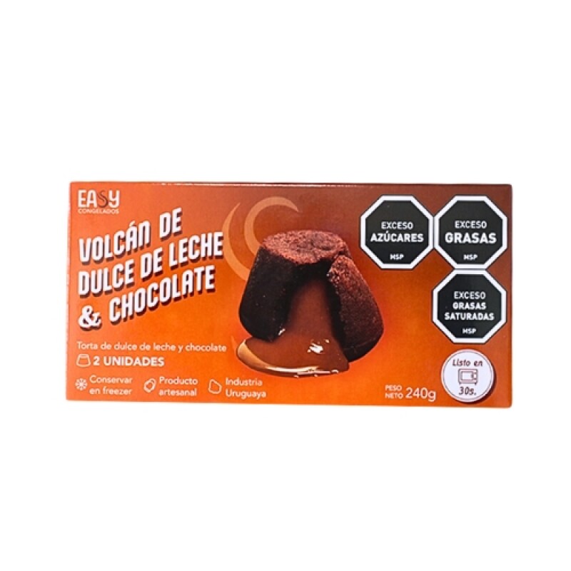 Volcán de choco y DDL Easy - 2 ud. - 240 g Volcán de choco y DDL Easy - 2 ud. - 240 g