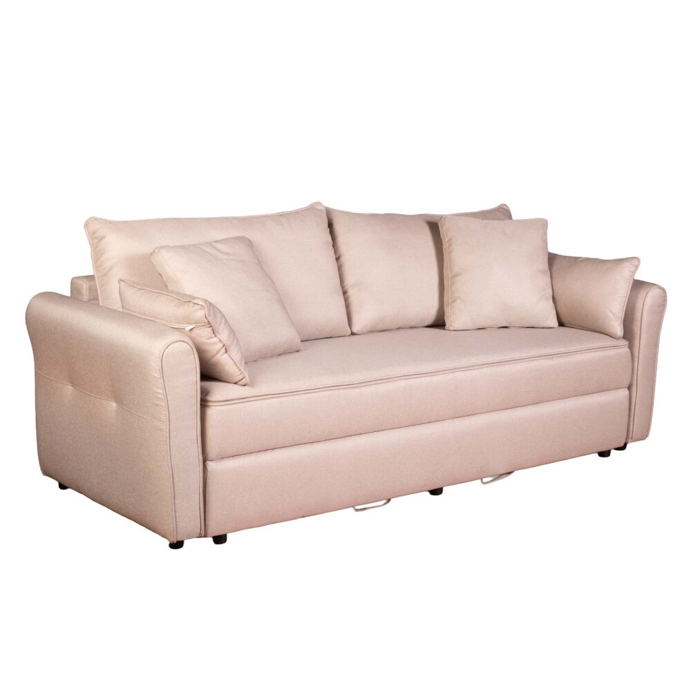 SOFÁ CAMA TELA NATURAL-BEIGE ALABAMA BEIGE
