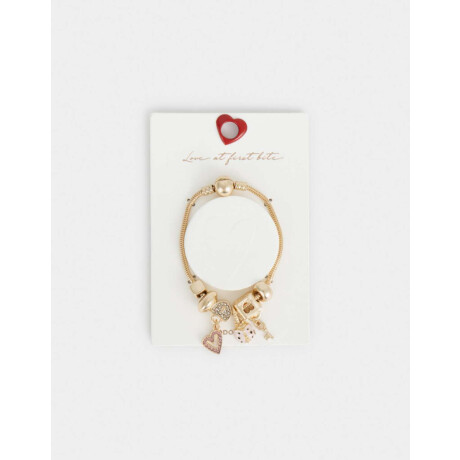 Pulsera Flexible Multidijes Dorado