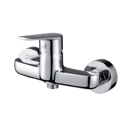 Monocomando para ducha sem transferência, zinco, 35mm, linha U Home, modelo padrão, cromado. Monocomando para ducha sem transferência, zinco, 35mm, linha U Home, modelo padrão, cromado.