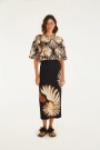 FALDA MIDI Negro