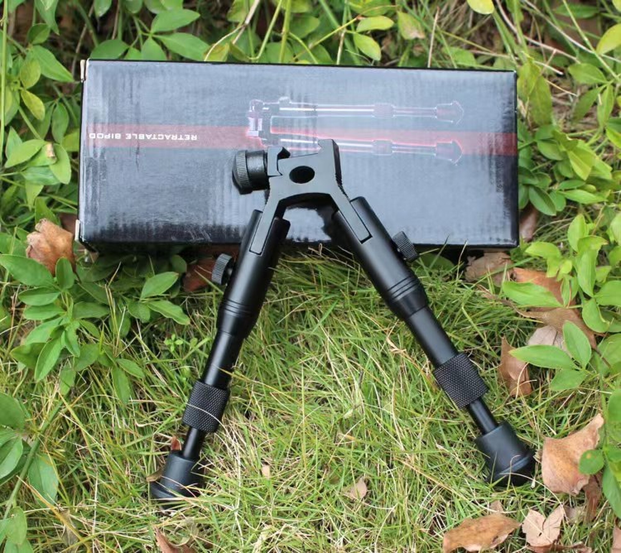 Bípode pequeño para rifle - hasta 18cm - Negro — Aventureros