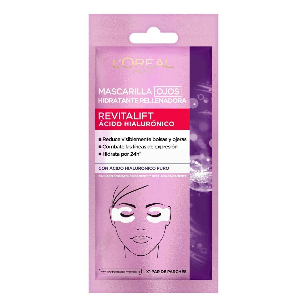 Mascarilla de Ojos Revitalift Ácido Hialurónico 