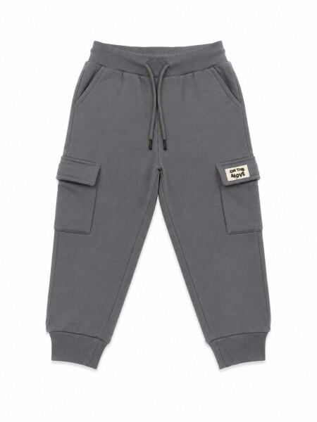 PANTALON DEPORTIVO RUFA FADE GRIS OSCURO