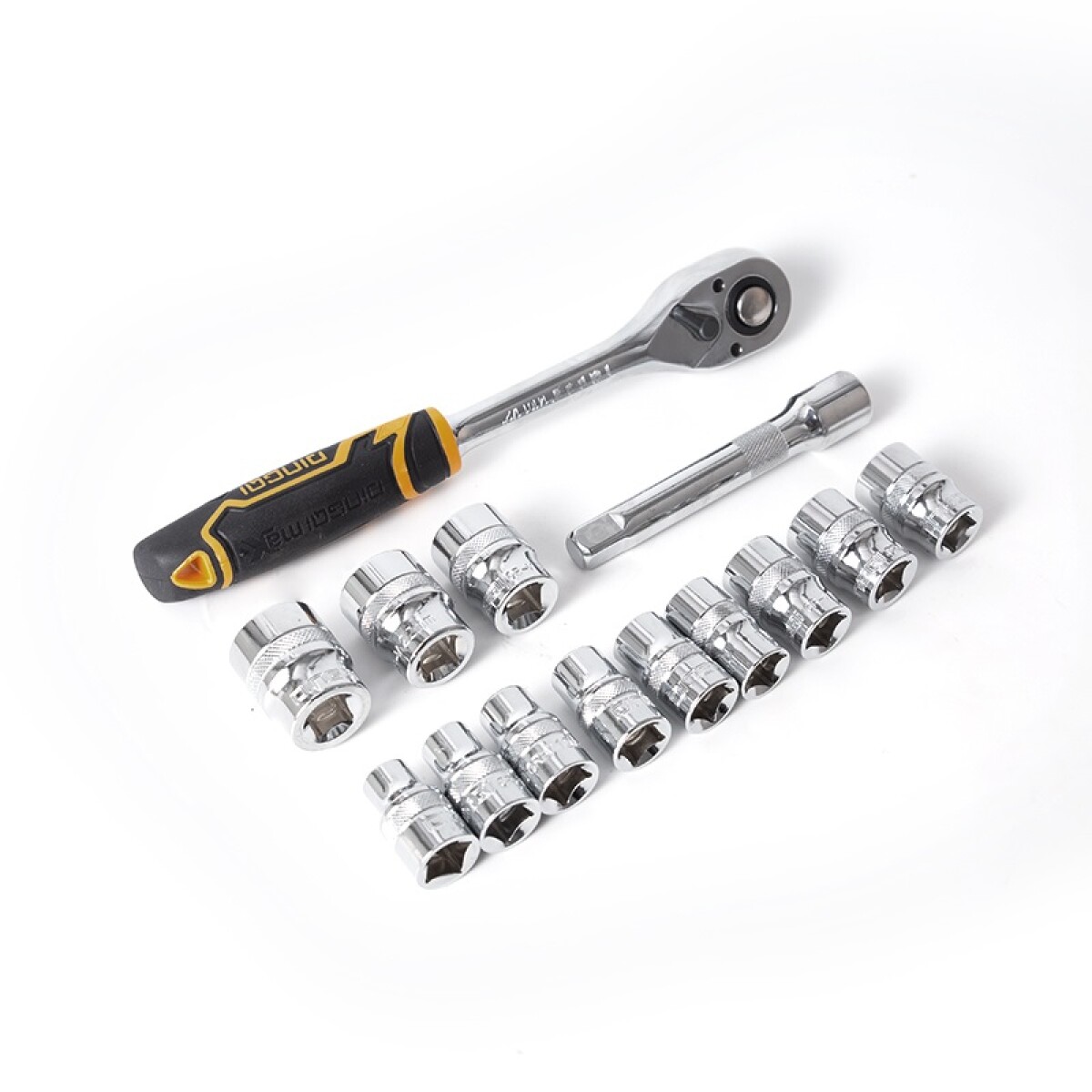 DINGQI JUEGO LLAVE CRIQUET 1/2 + 10 DADOS MM INDUSTRIAL 12 