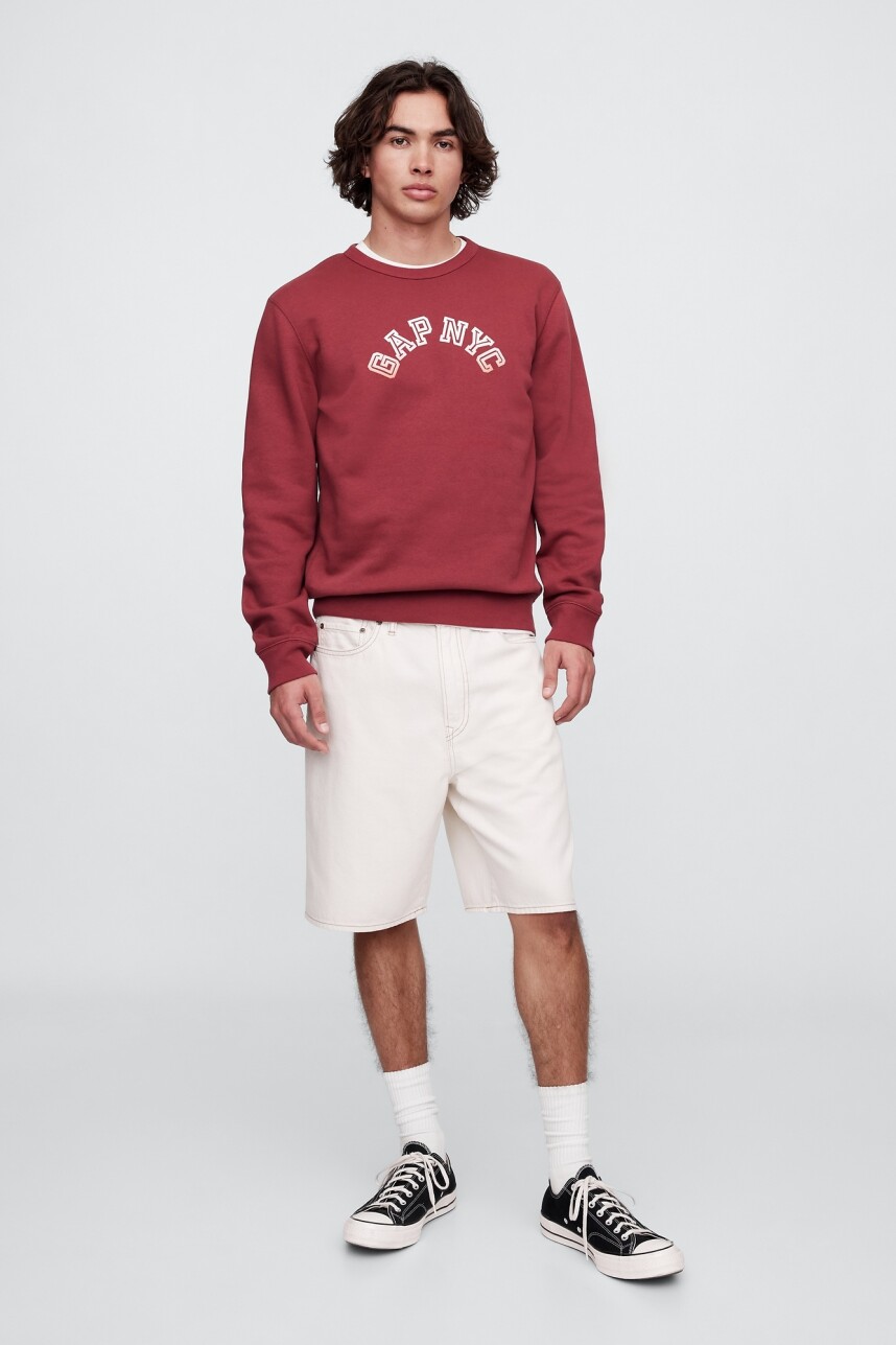 Buzo Deportivo Logo Gap Hombre Red Clay