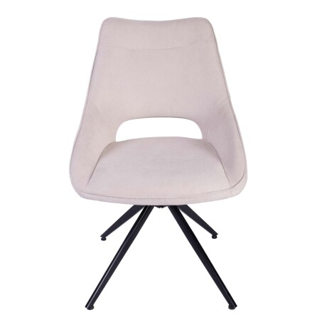 SILLA DE OFICINA TELA-Y-POLIPROPILENO BLANCO CHRISTIE