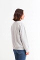 Buzo deportivo clásico escote redondo - UNISEX Gris melange claro