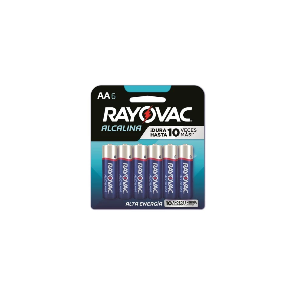 RAYOVAC PILA ALKALINA AAX6