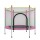 Cama Elastica con Red de Protección 1.40 M ROSA