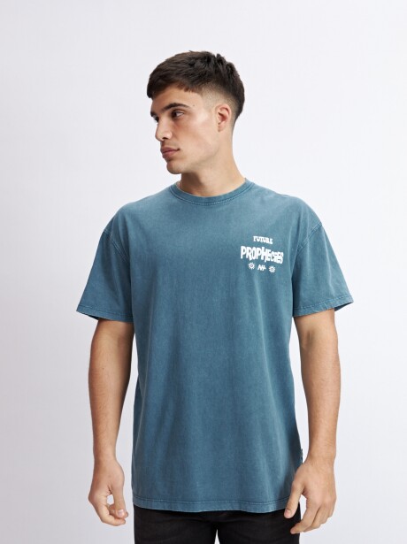 REMERA YINYANG AZUL