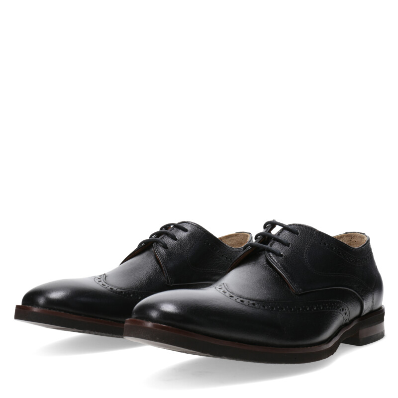 Zapato de Hombre Democrata METROPOLITAN acordonado Negro