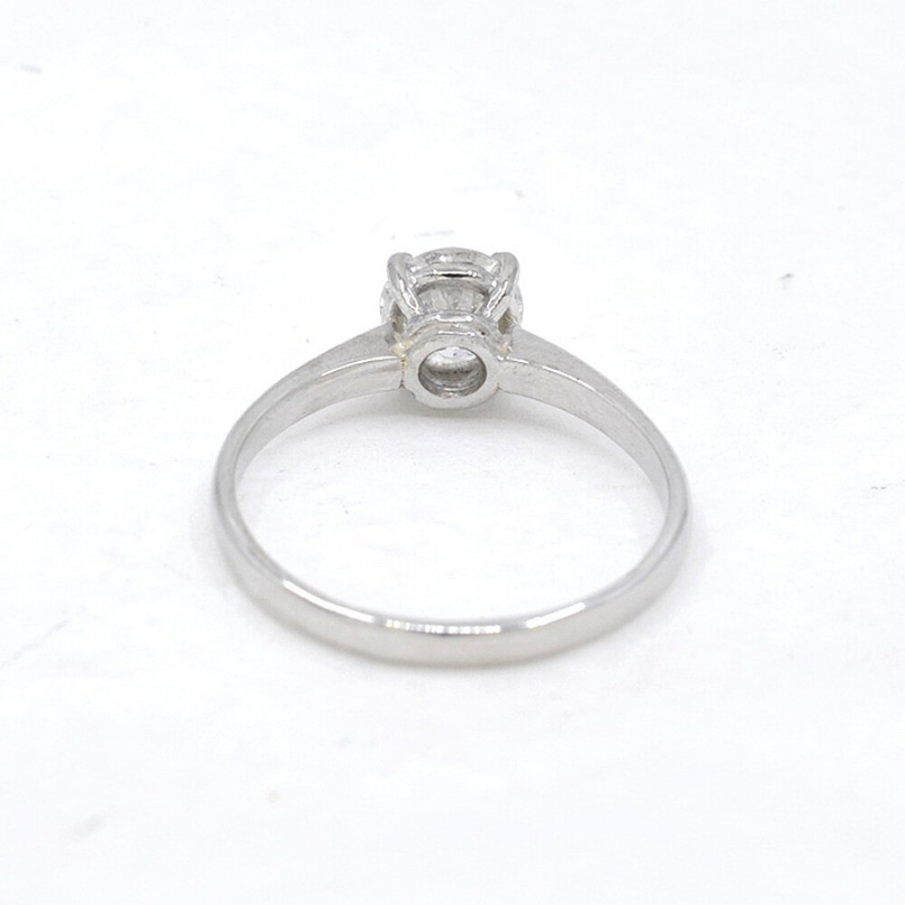 Anillo En Oro 18K Blanco Con Brillante Anillo En Oro 18K Blanco Con Brillante