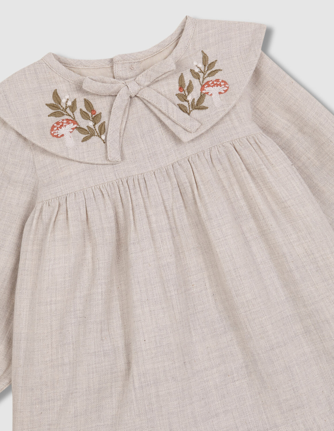 Vestito Bambina Gocco – Modello Ricamato Autunno/Inverno – Caldo E Raffinato