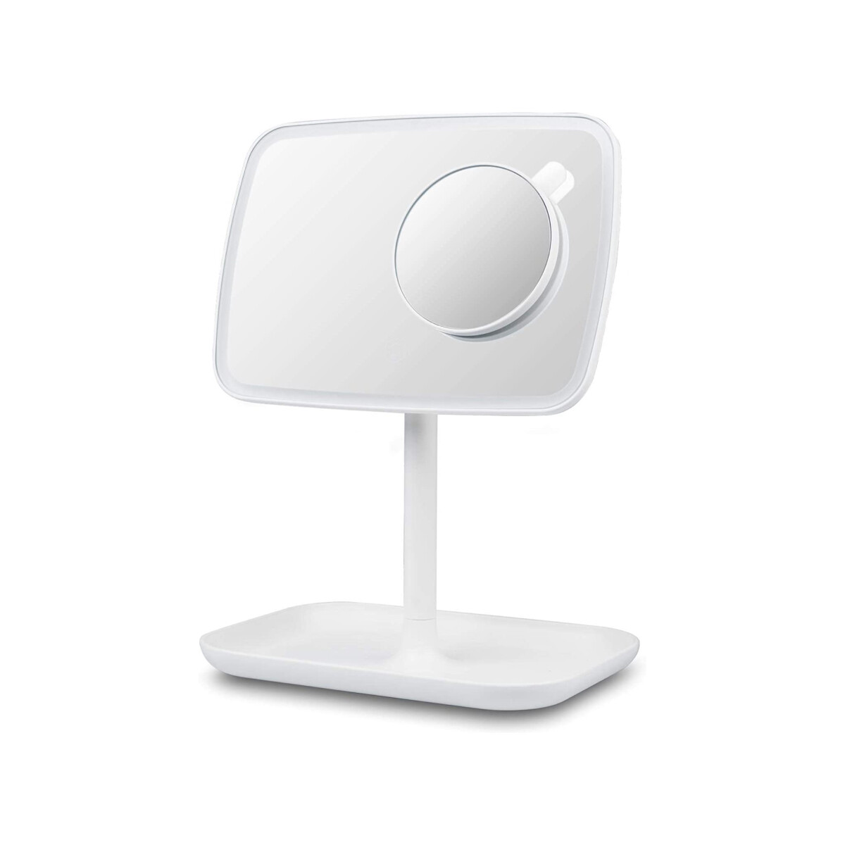 Espejo rectangular con aumento x10 - Blanco 
