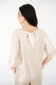 BLUSA LINO GLOW BEIGE