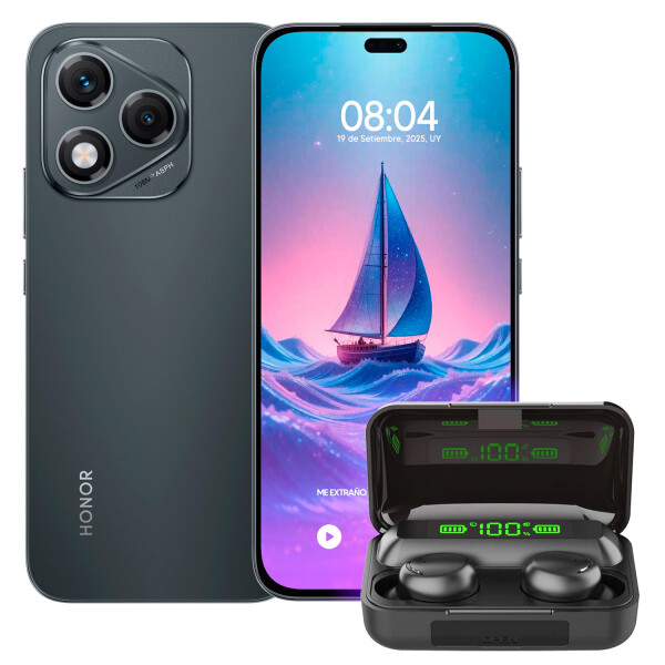 Honor 400 Lite 16gb (8+8) De Ram/256 Gb 5g + Regalo NEGRO