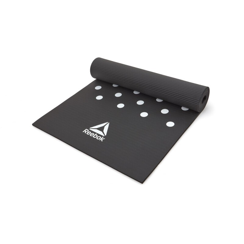 Colchoneta Yoga Mat Reebok 7mm Negra Negro