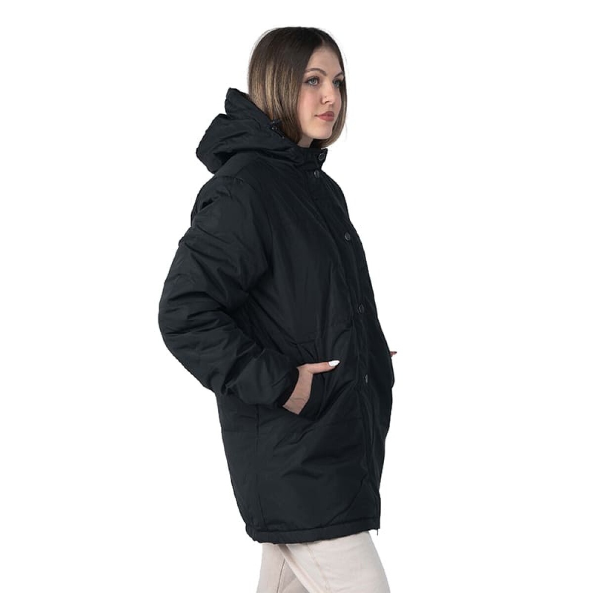 Campera The Brooklyn Haus Parka de Mujer - 210828I24 - Negro 