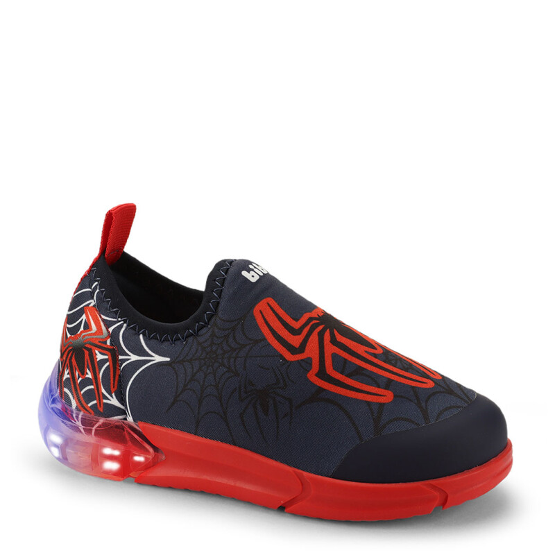 Championes de Niño Bibi Space Luces Infant Azul - Rojo