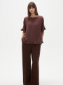Blusa Abbas Chocolate