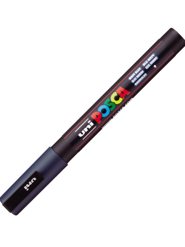 MARCADOR UNI POSCA 1.3 MM AZUL MARINO N/A