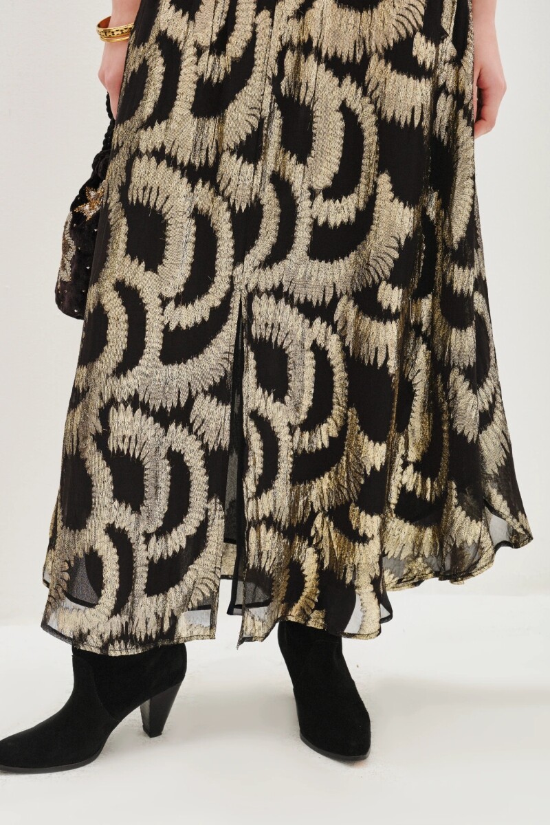 Falda Irun New Geo Negro