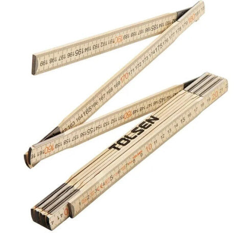 TOLSEN METRO CARPINTERO MADERA 2M Tolsen Metro Carpintero Madera 2m