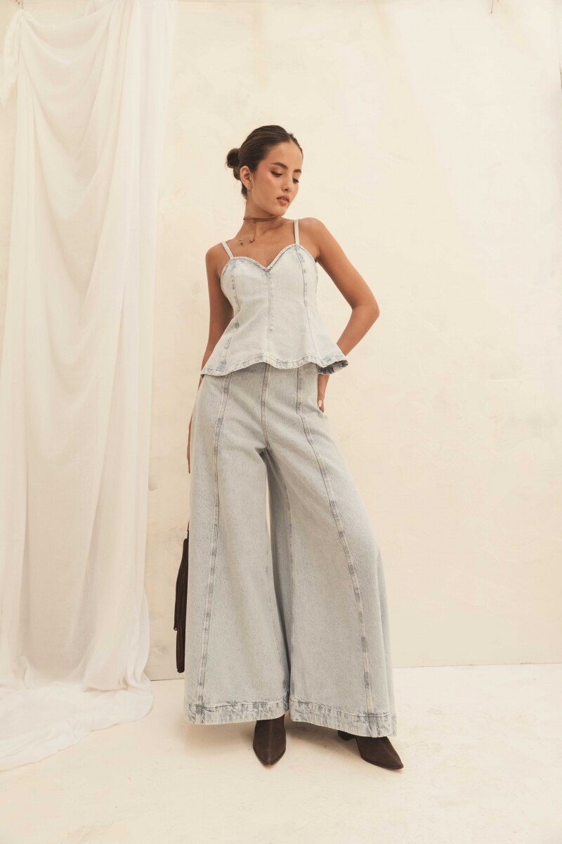 PANTALON JADE ICE DENIM BLUE PANTALON JADE ICE DENIM BLUE