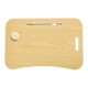 Mesa Laptop Cama Con Posa Vaso Beige