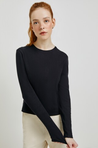 BLUSA ML FEM NEGRO