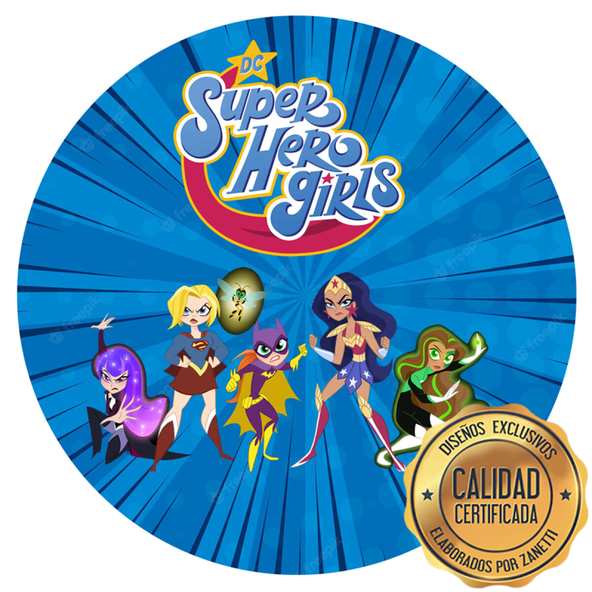 Lámina Super Hero Girls - Red. 