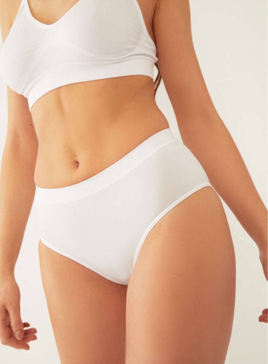 Bikini ancha sin costura - Blanco 