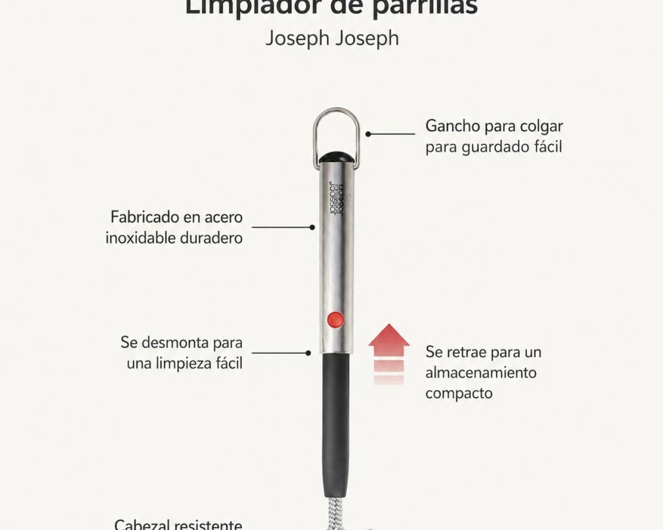 Cepillo de Limpieza BBQ Joseph Joseph GrillOut™ - Preventa Cepillo de Limpieza BBQ Joseph Joseph GrillOut™ - Preventa