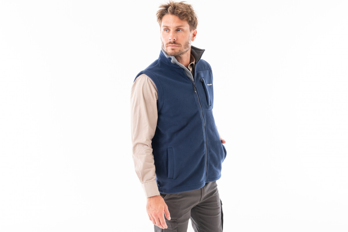 CHALECO MICROPOLAR MONTTES Azul