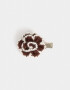 Piquitos Tejida Piquito Crochet Flor - Combinacion Bicolor