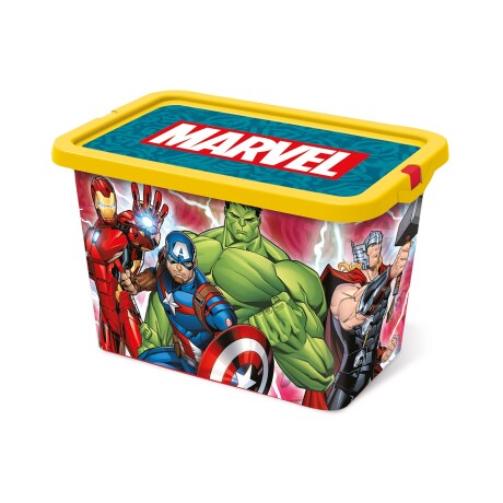 Caja organizadora infantil con tapa Plasútil 7 litros Avengers