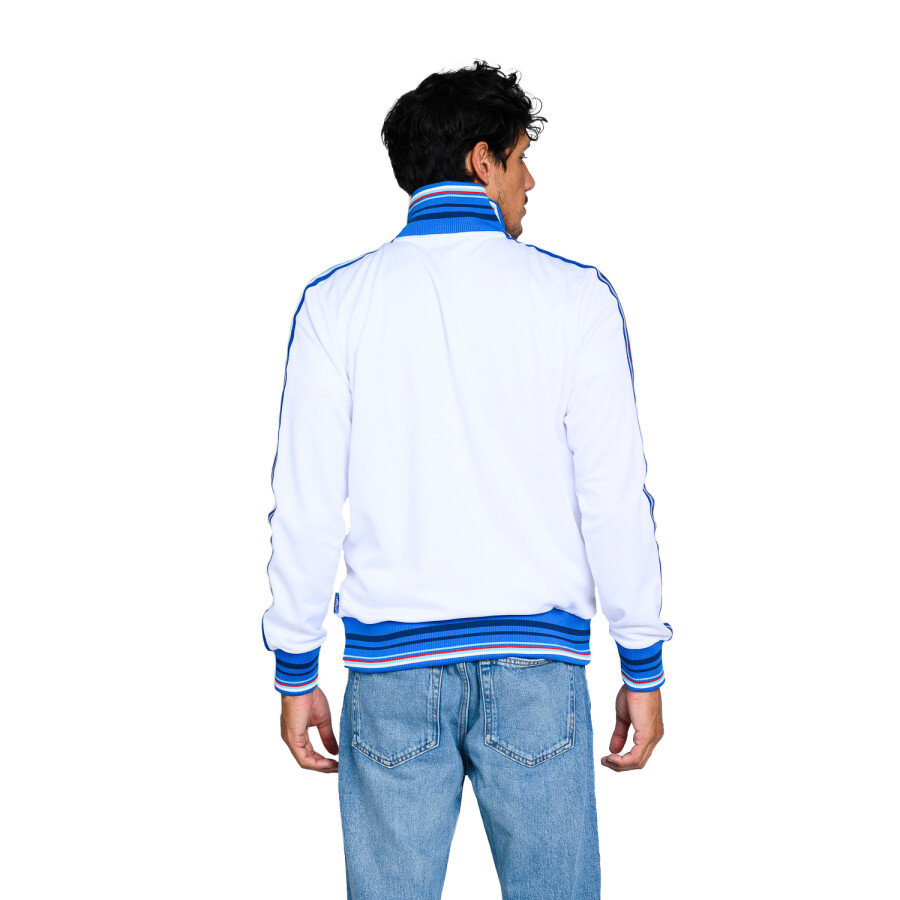 Campera de Hombre Umbro Monogram CNdeF Blanco - Azul Real