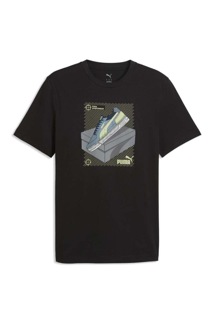 REMERA PUMA HOMBRE 691777 Negro