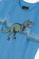 Remera T-REX CELESTE