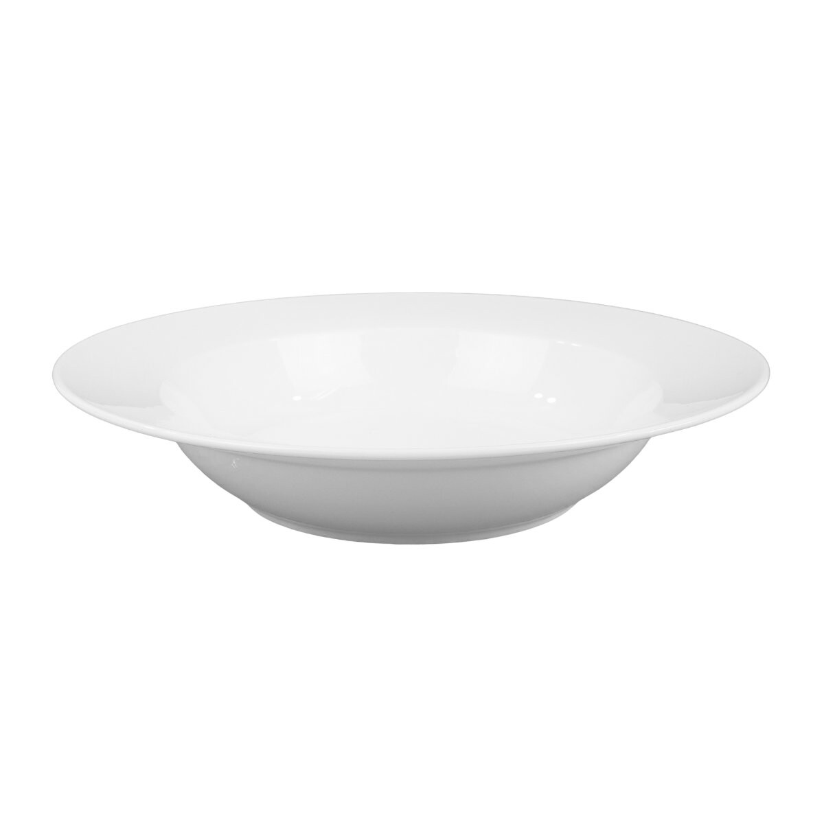 Plato hondo de ceramica con guarda ancha 