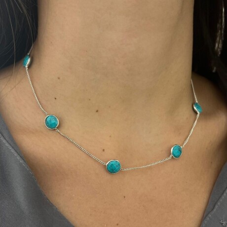 Collar Sabrina Turquesa - Plata 925 Collar Sabrina Turquesa - Plata 925